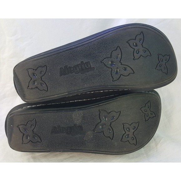 Algeria Women's Silver Creme Leather Mule Clogs  Shoes Size 36/5.5-6 US, - Picture 5 of 7